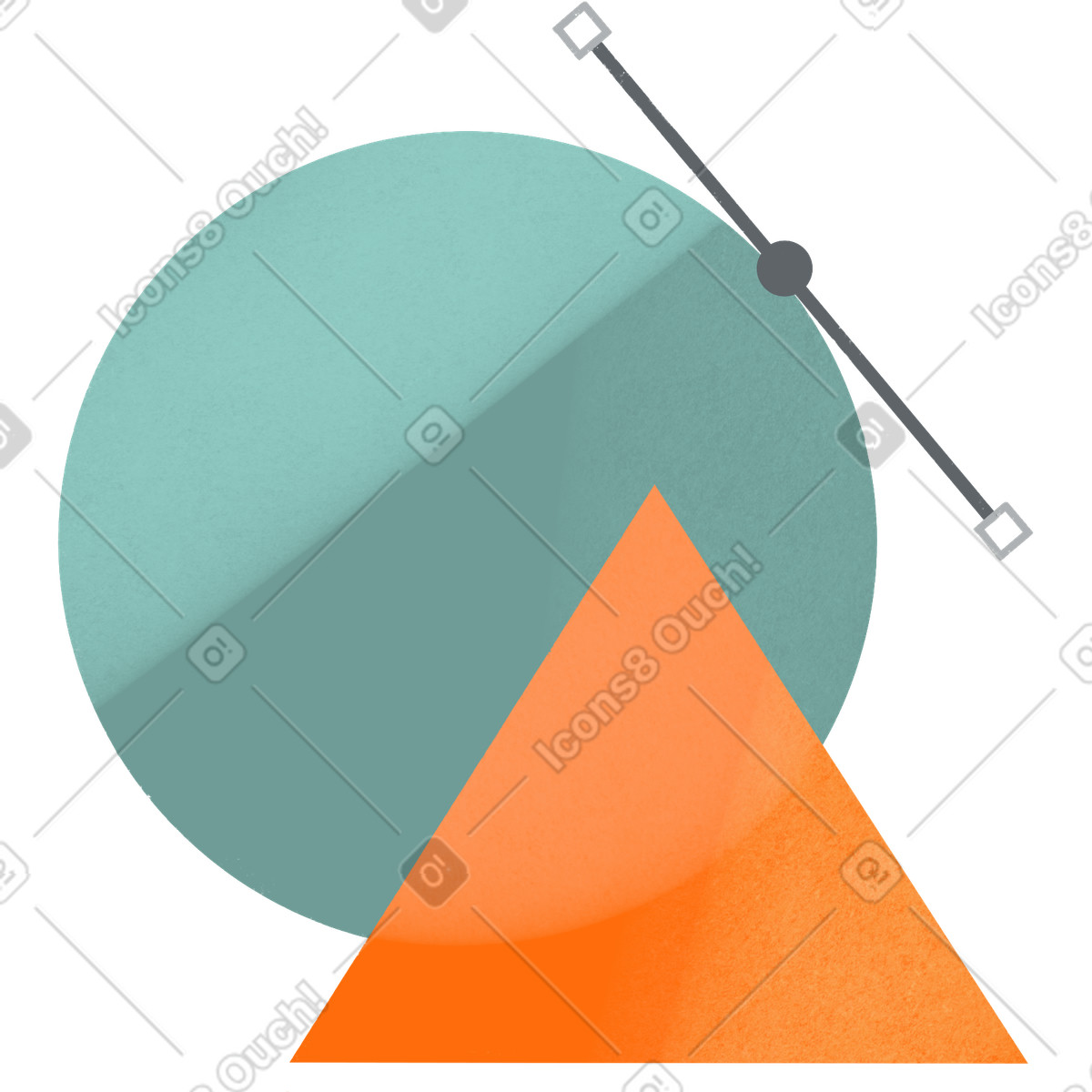 Ilustración Vector geometric shapes en estilo Shine a descargar en PNG y SVG
