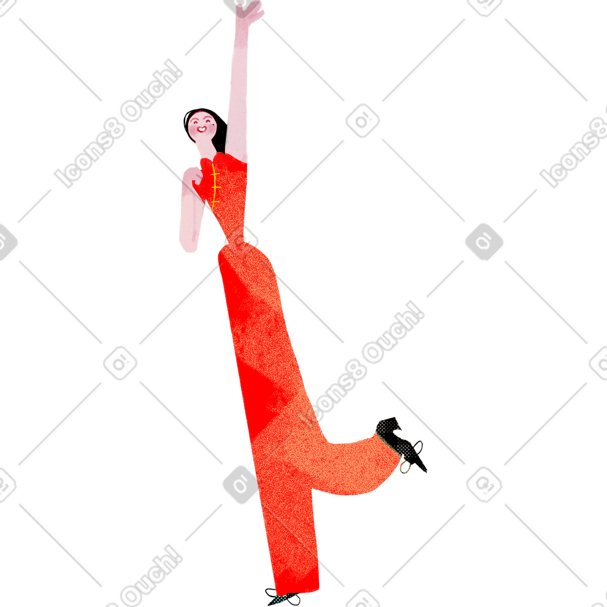 Cinese illustrazione in stile Fabulous scarica in PNG, SVG