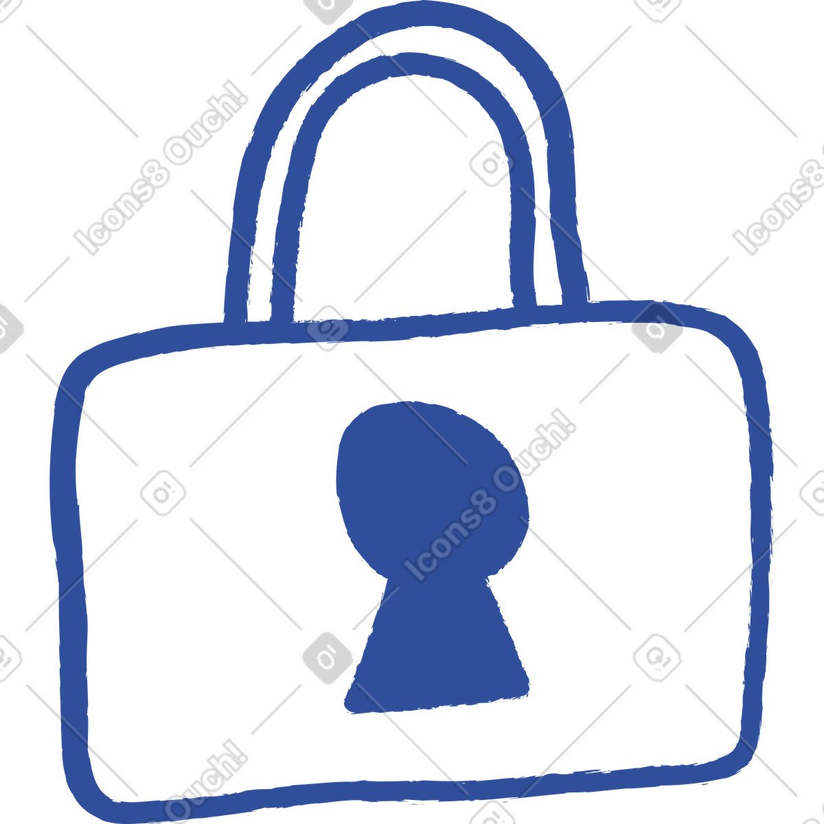 Illustration Verrouillage verrouillé dans le style Lime à télécharger aux formats PNG, SVG