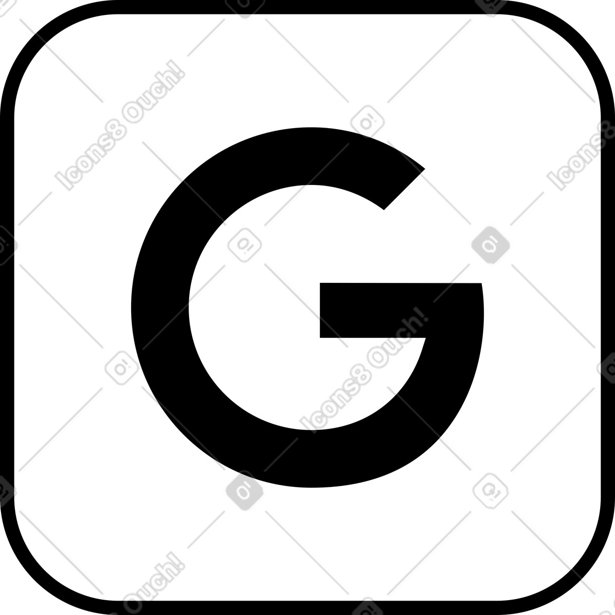 Icona del logo di google illustrazione in stile Azure scarica in PNG, SVG