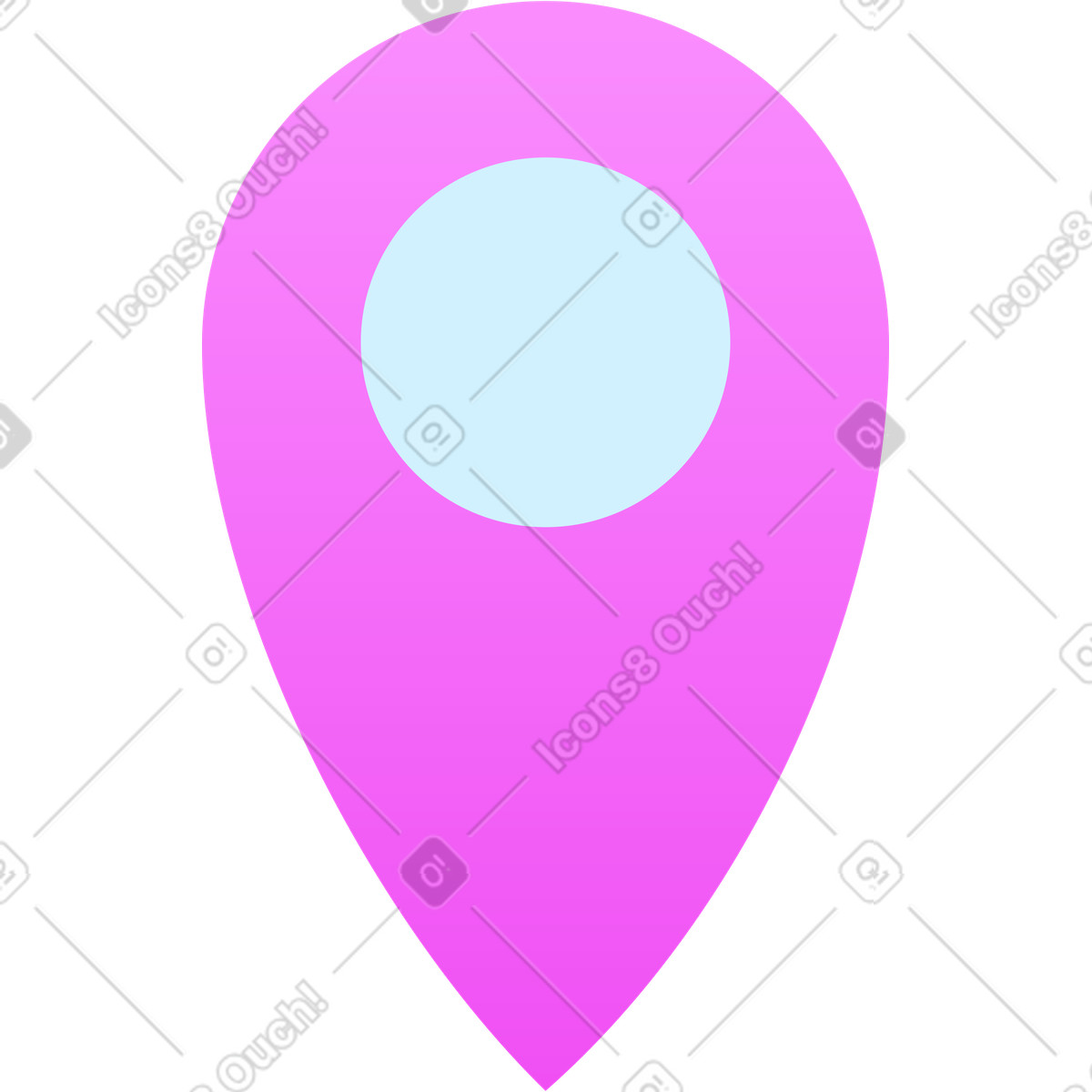 Glossy スタイルの ロケーション のイラストをPNG、SVG形式でダウンロード