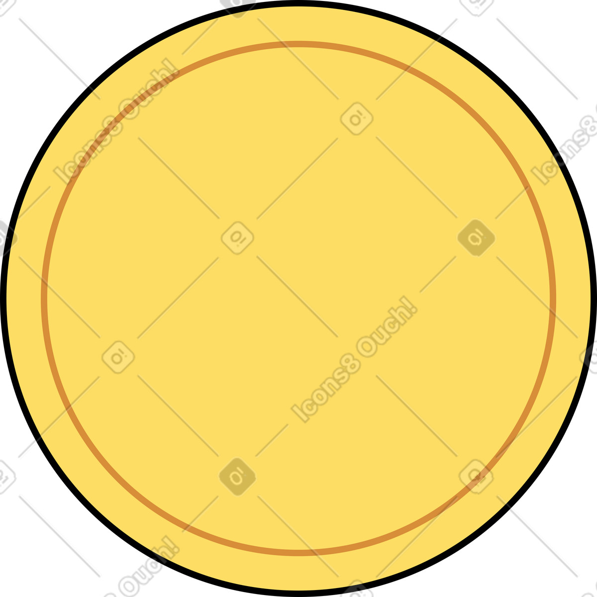 Coin illustration in PNG, SVG