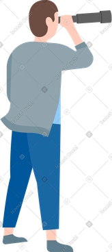 Searching man PNG, SVG