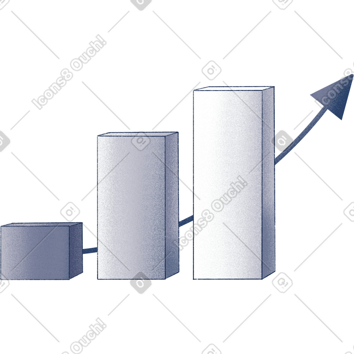 Ilustração de Bar chart em no estilo Haze para baixar em PNG, SVG