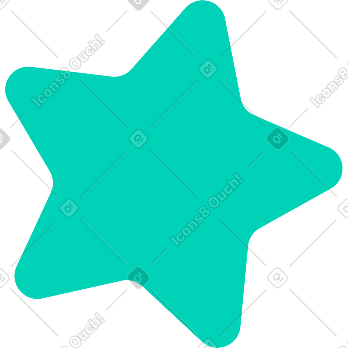 Illustration Étoile dans le style Basic à télécharger aux formats PNG, SVG
