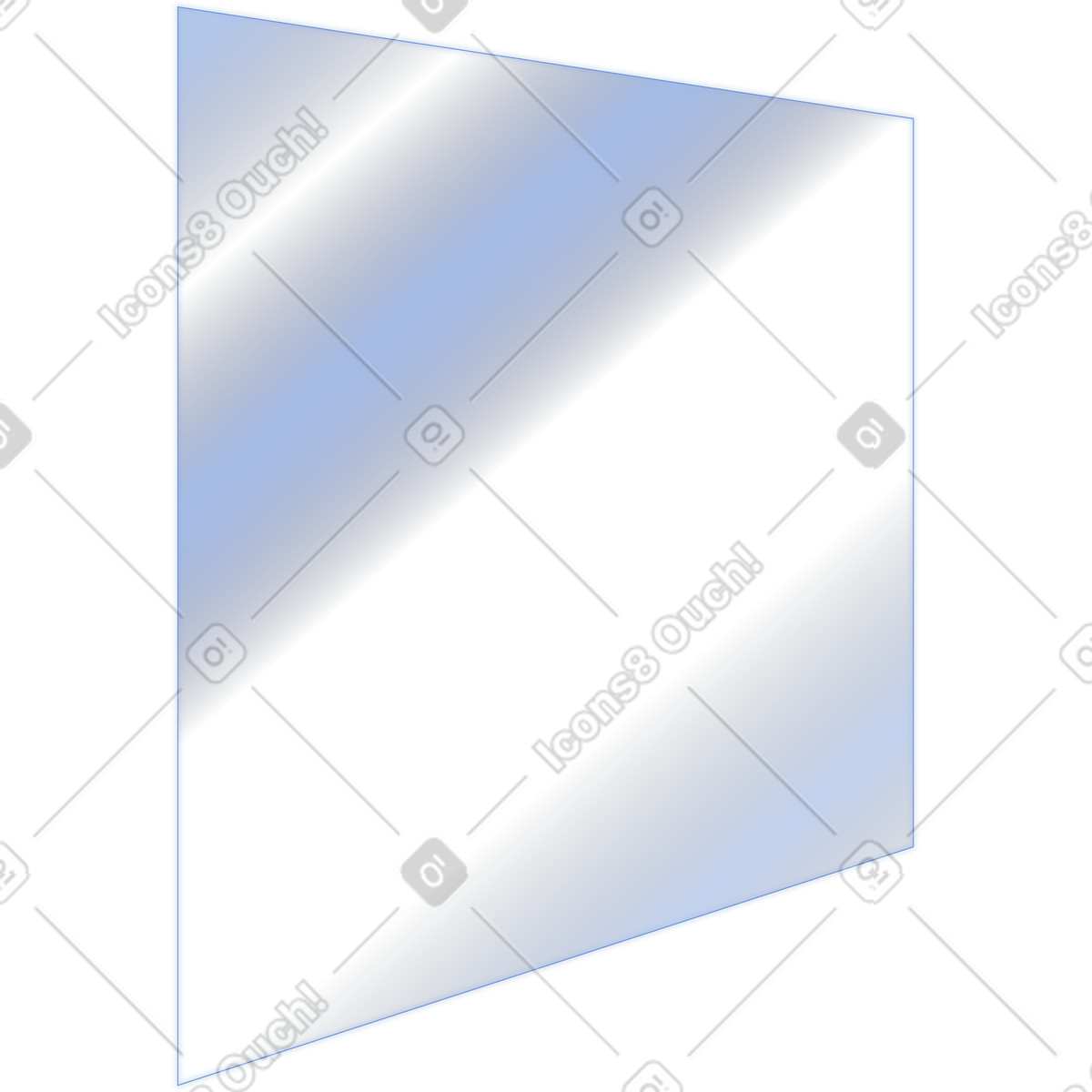 Glass-Illustration im Dimension-Stil als Download in PNG, SVG