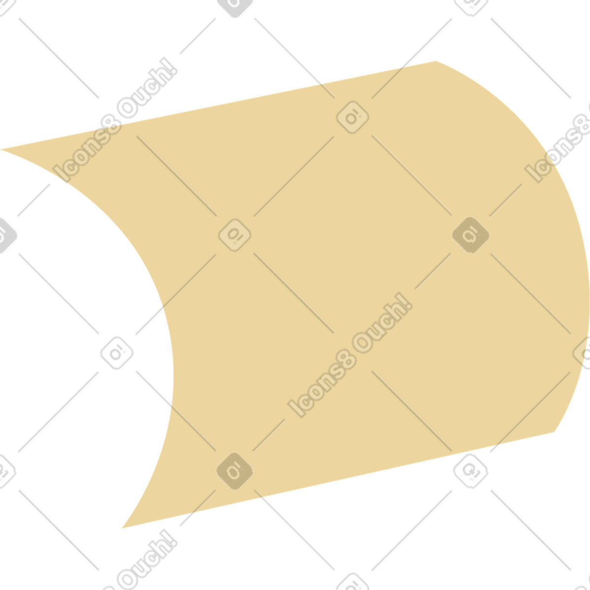 Receipt illustration featuring clipart graphics in GIF and PNG