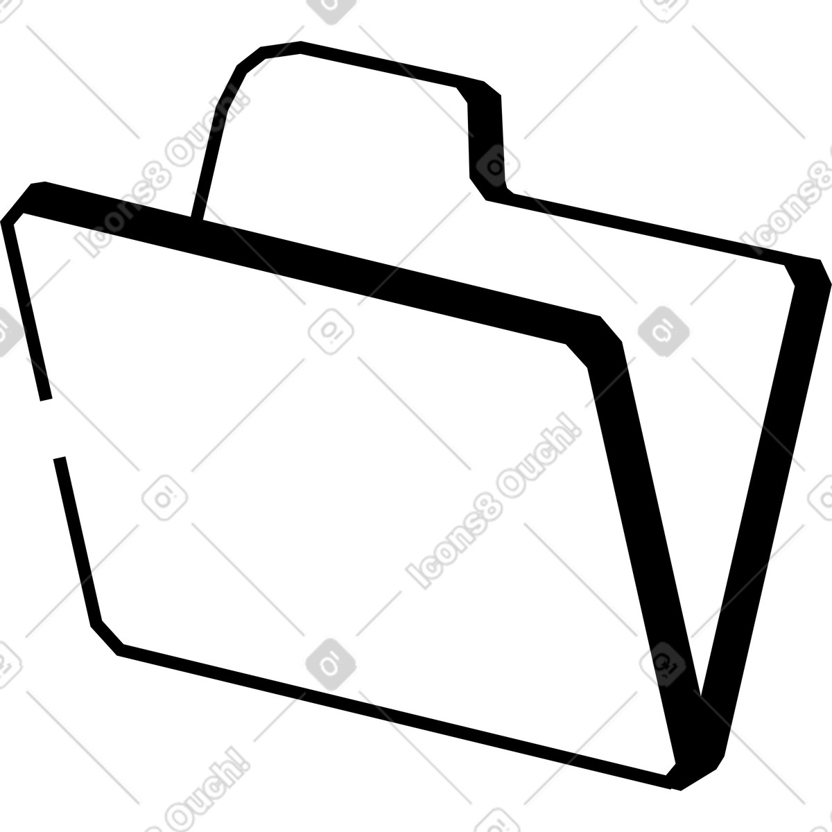 Ilustração de Pasta em no estilo Amethyst para baixar em PNG, SVG