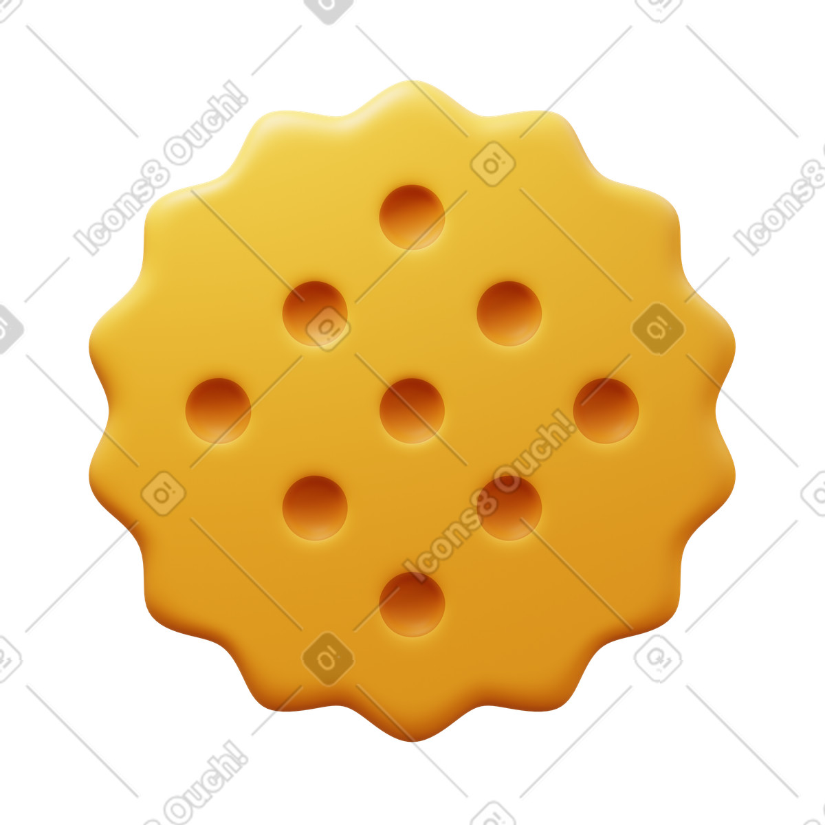 Illustration Biscuits dans le style 3D Fluency à télécharger aux formats PNG, SVG