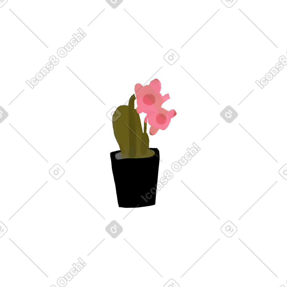 下载 Atomic 风格的 花 插画，支持 PNG、SVG 格式