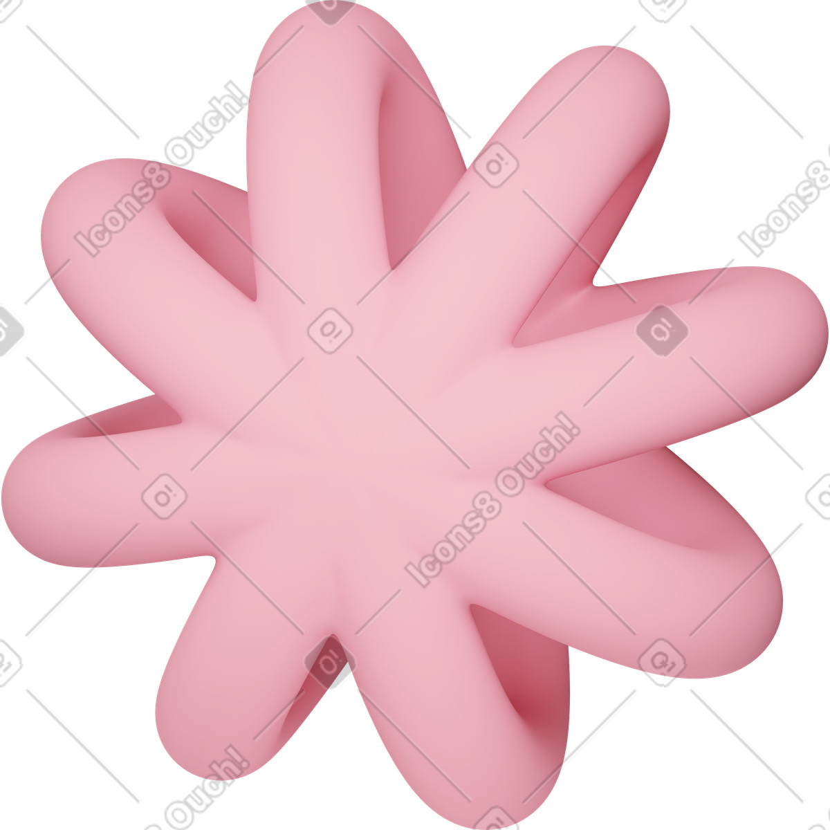 Ilustração de Hollow ball em no estilo 3D Casual life para baixar em PNG, SVG