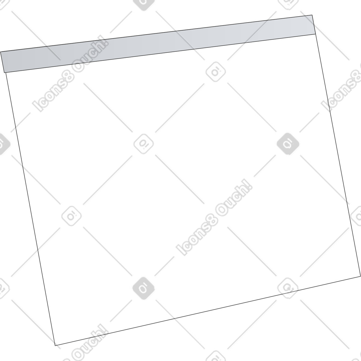Browser window illustration in Kit style download in PNG, SVG