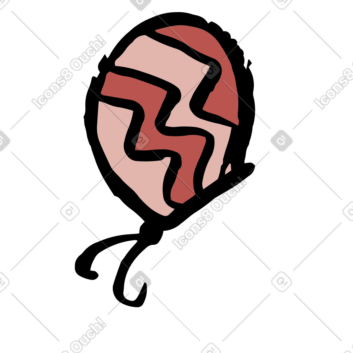 Farfalla illustrazione in stile Scandi scarica in PNG, SVG