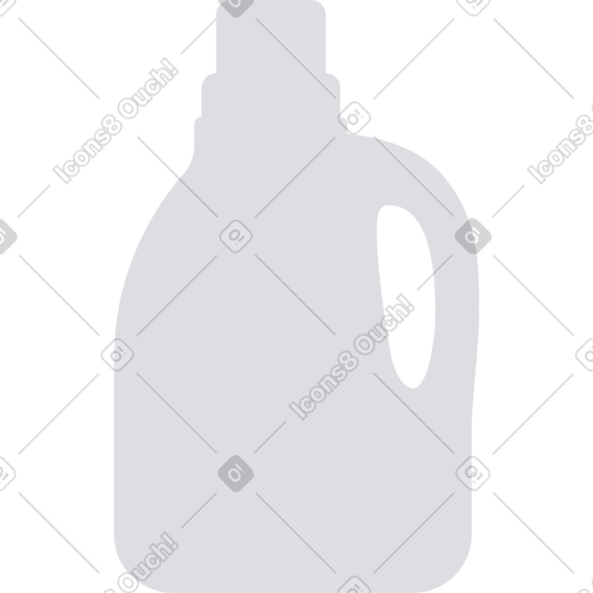 Bottiglia illustrazione in stile Urban scarica in PNG, SVG