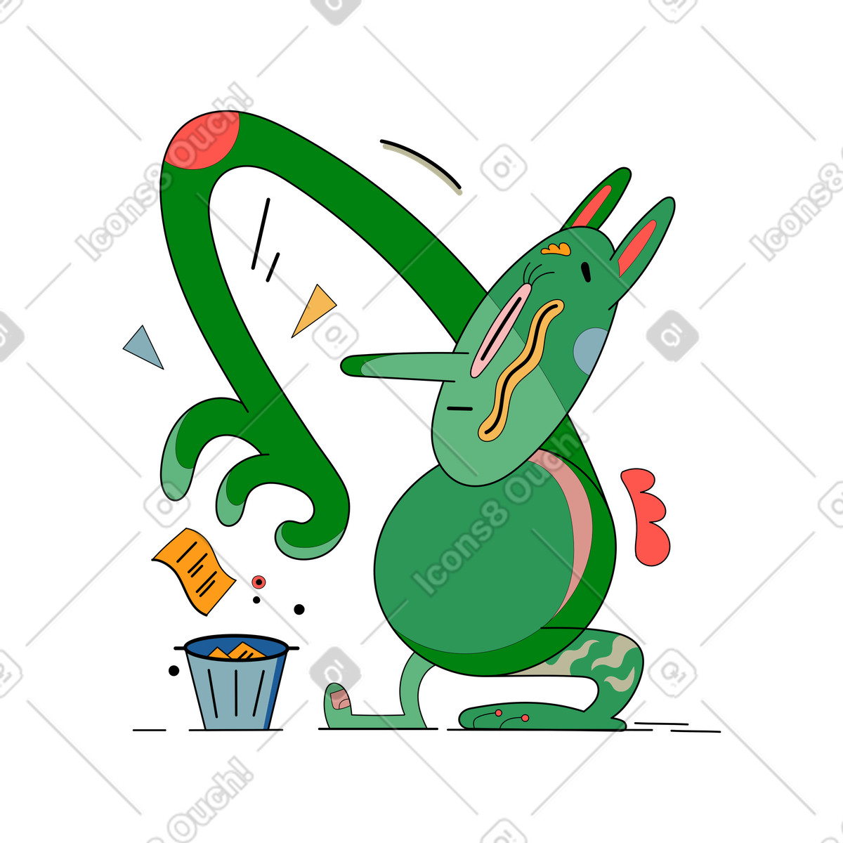 Ilustración Eliminar la confirmación en estilo Surr a descargar en PNG y SVG
