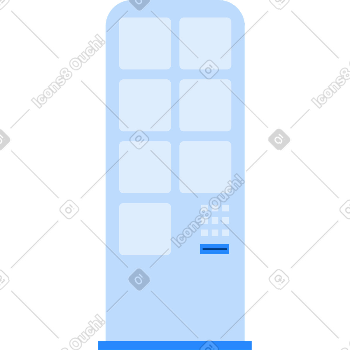Self service illustrazione in stile Urban scarica in PNG, SVG