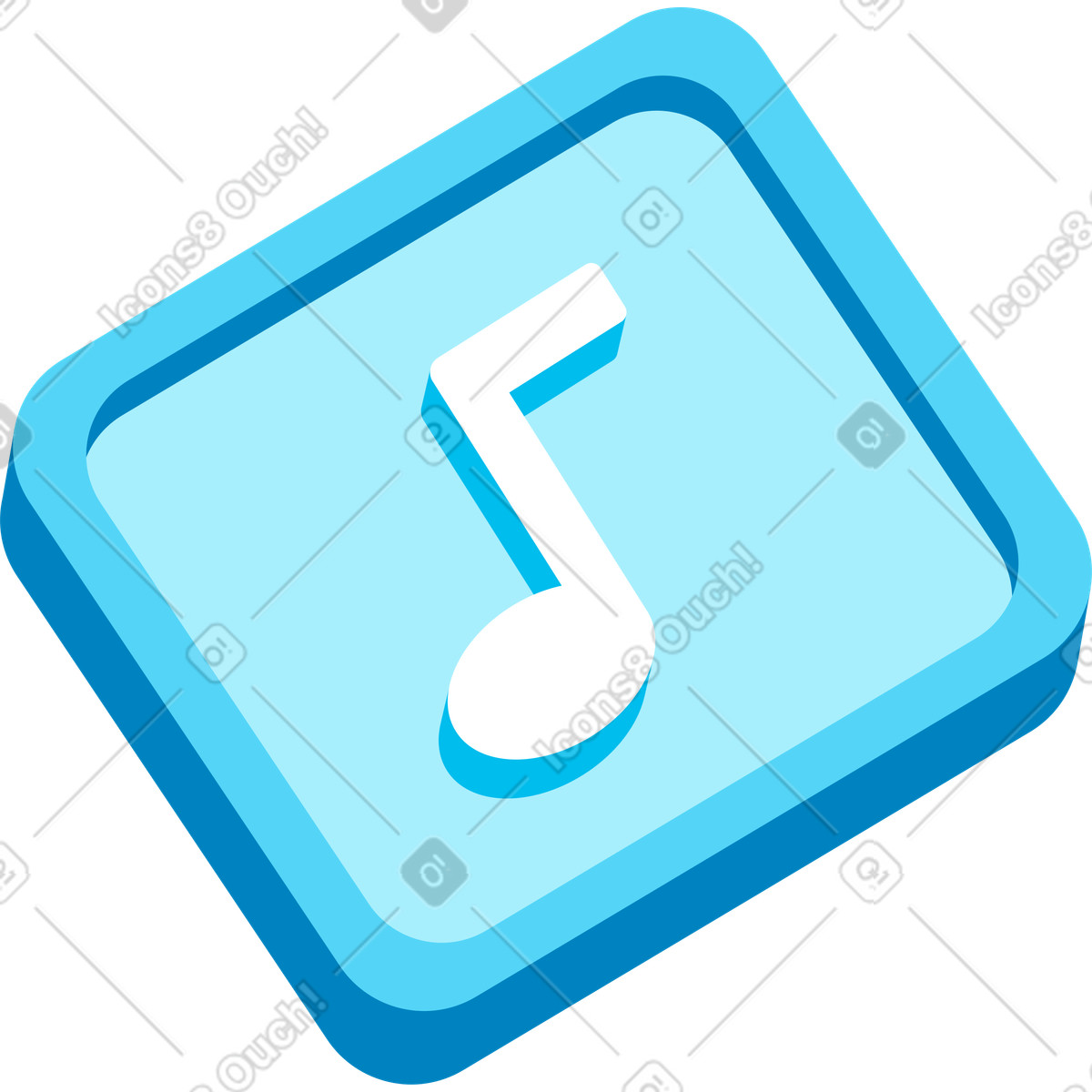 下载 Icy 风格的 音乐 插画，支持 PNG、SVG 格式