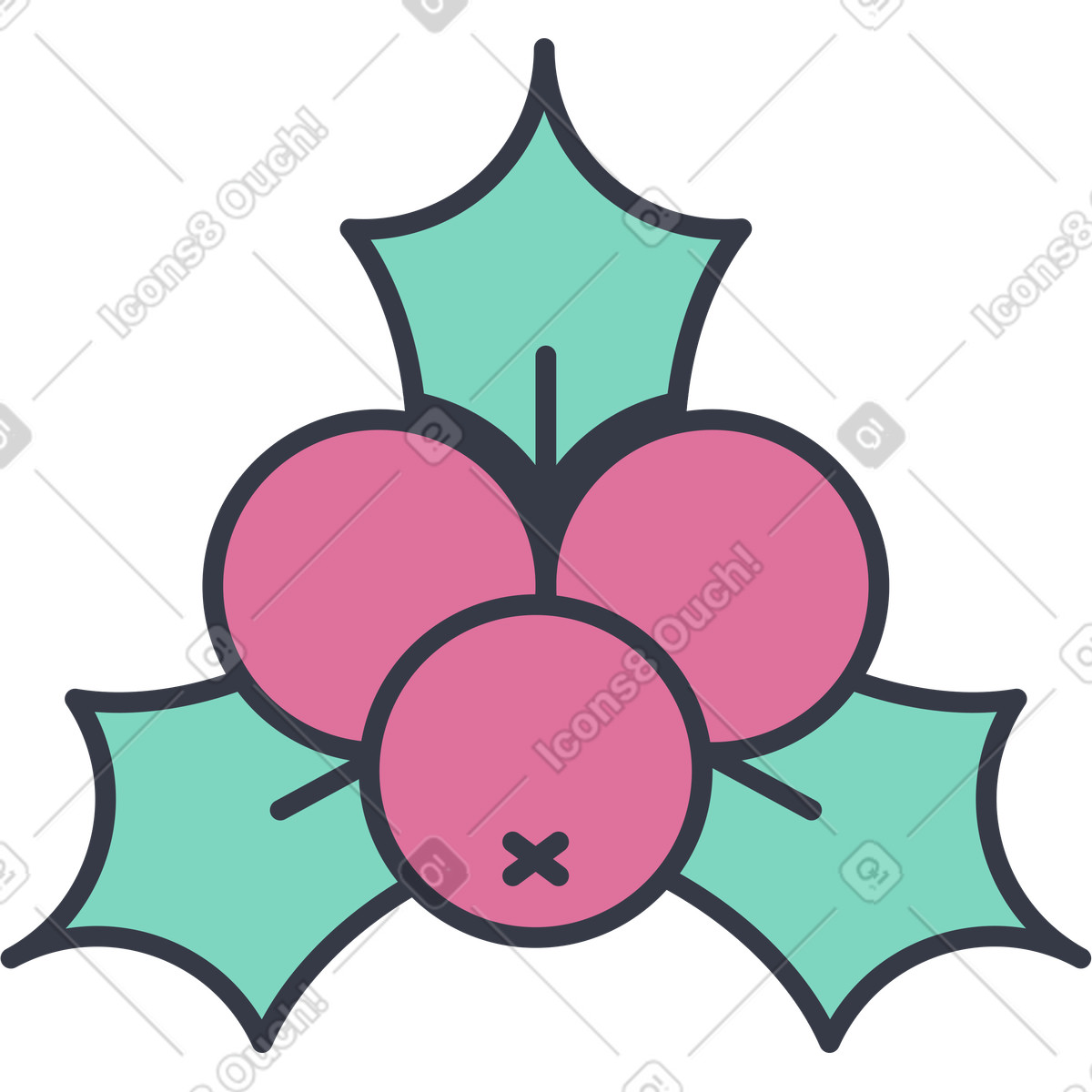 Agrifoglio illustrazione in stile Abstract scarica in PNG, SVG
