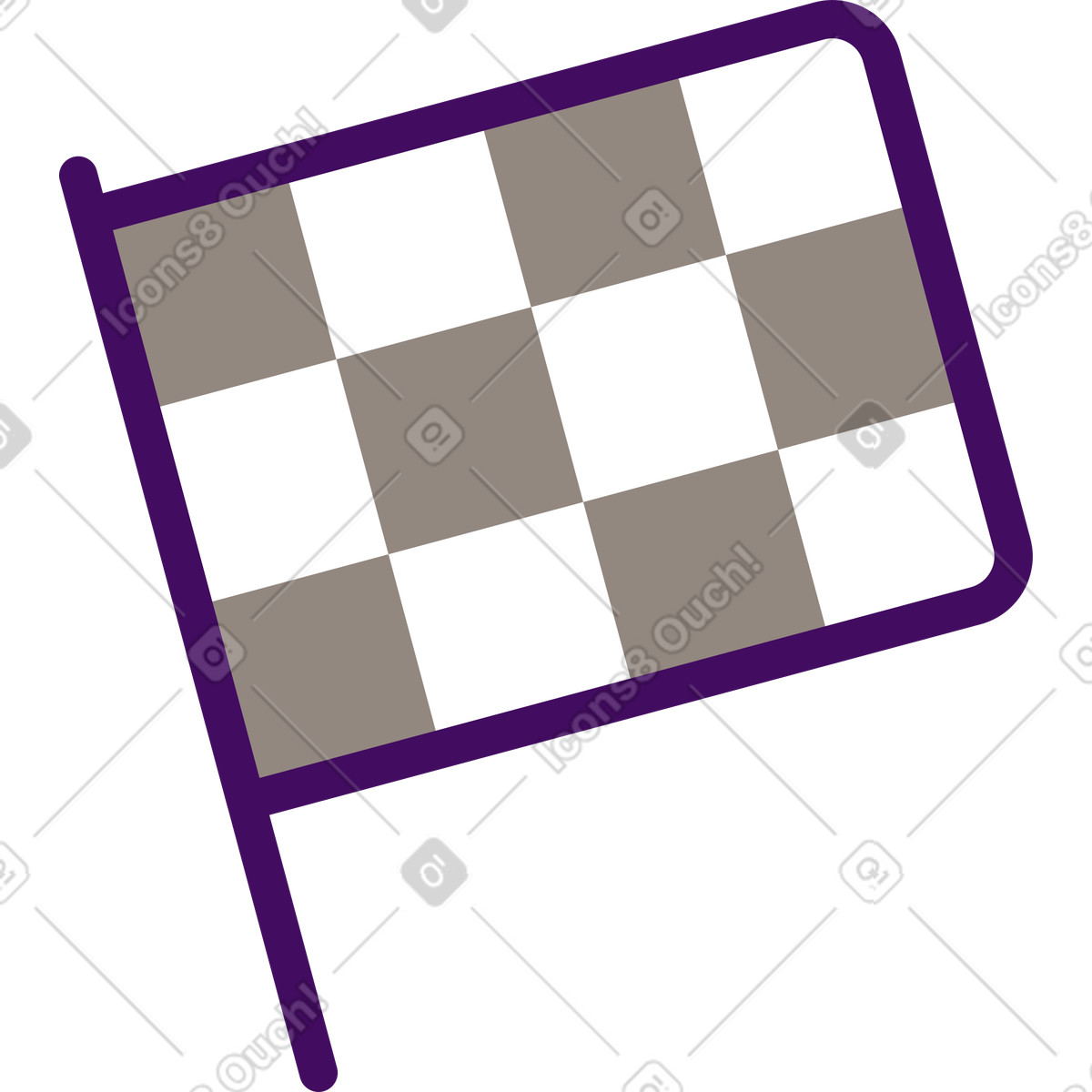 Ilustración Start flag en estilo Simplistic a descargar en PNG y SVG