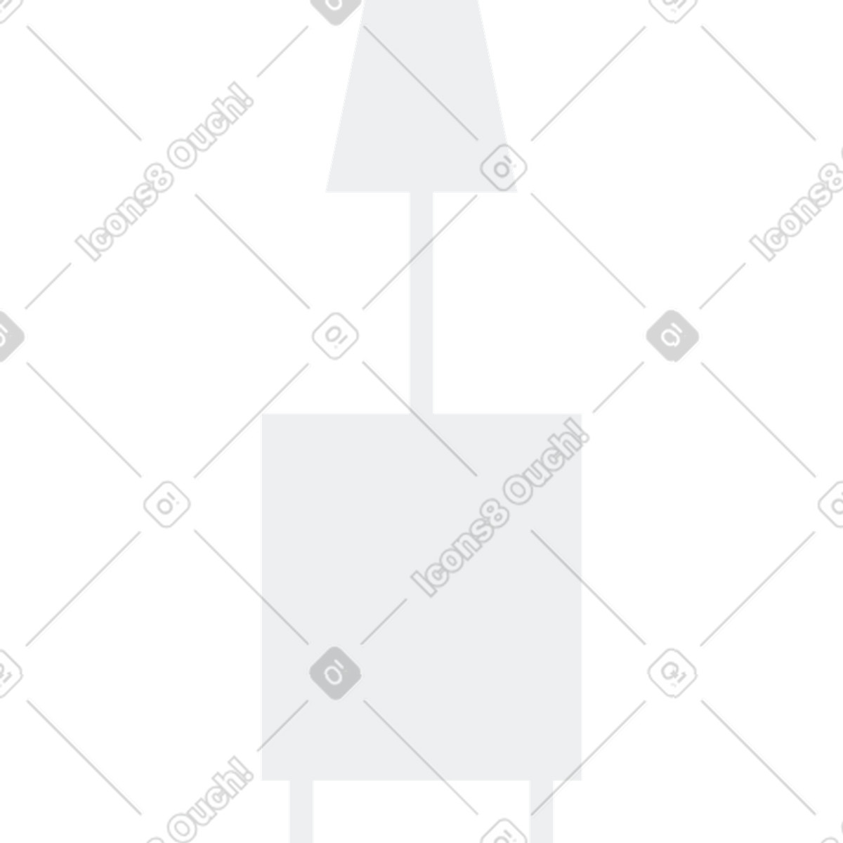 Gray bedside table with floor lamp illustration in Urban style download in PNG, SVG