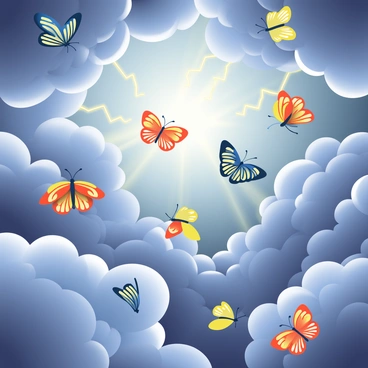 Papillon couleur