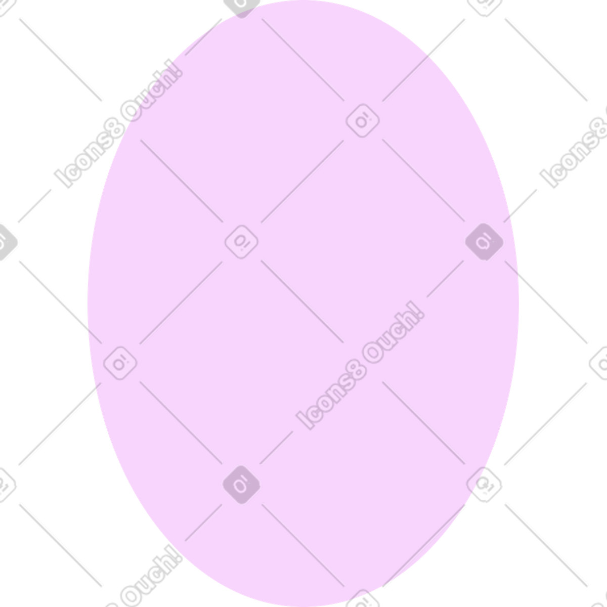 Ilustración Pink ellipse en estilo Marginalia a descargar en PNG y SVG