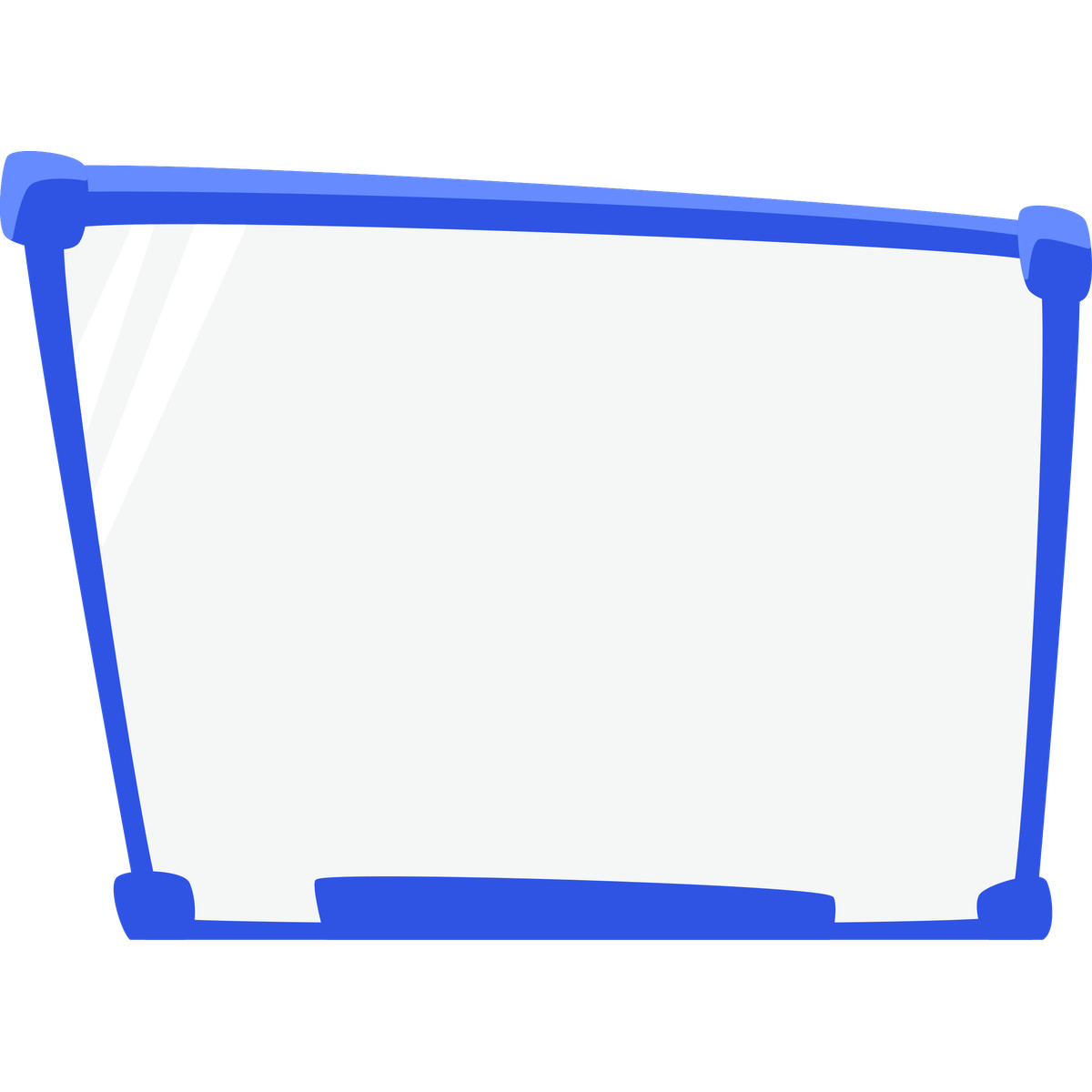 Blue board illustration in Bouncy style download in PNG, SVG