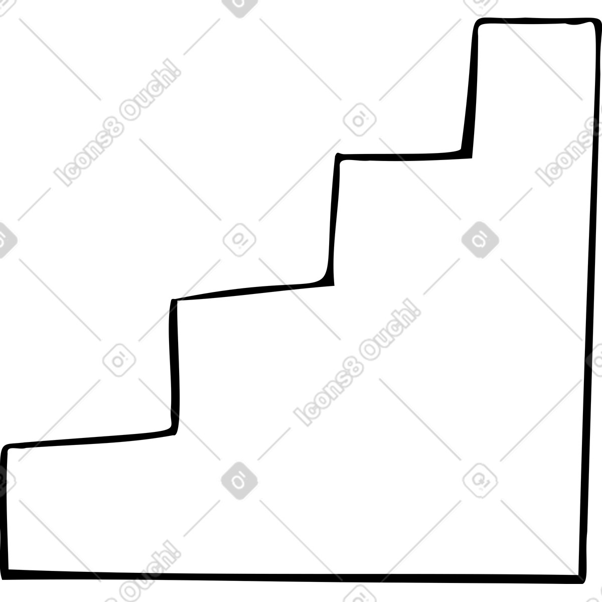 Le scale illustrazione in stile Journal scarica in PNG, SVG