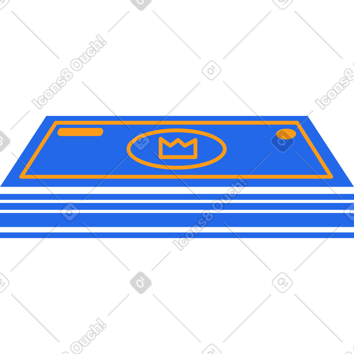 Banknoten-Illustration im Kingdom-Stil als Download in PNG, SVG
