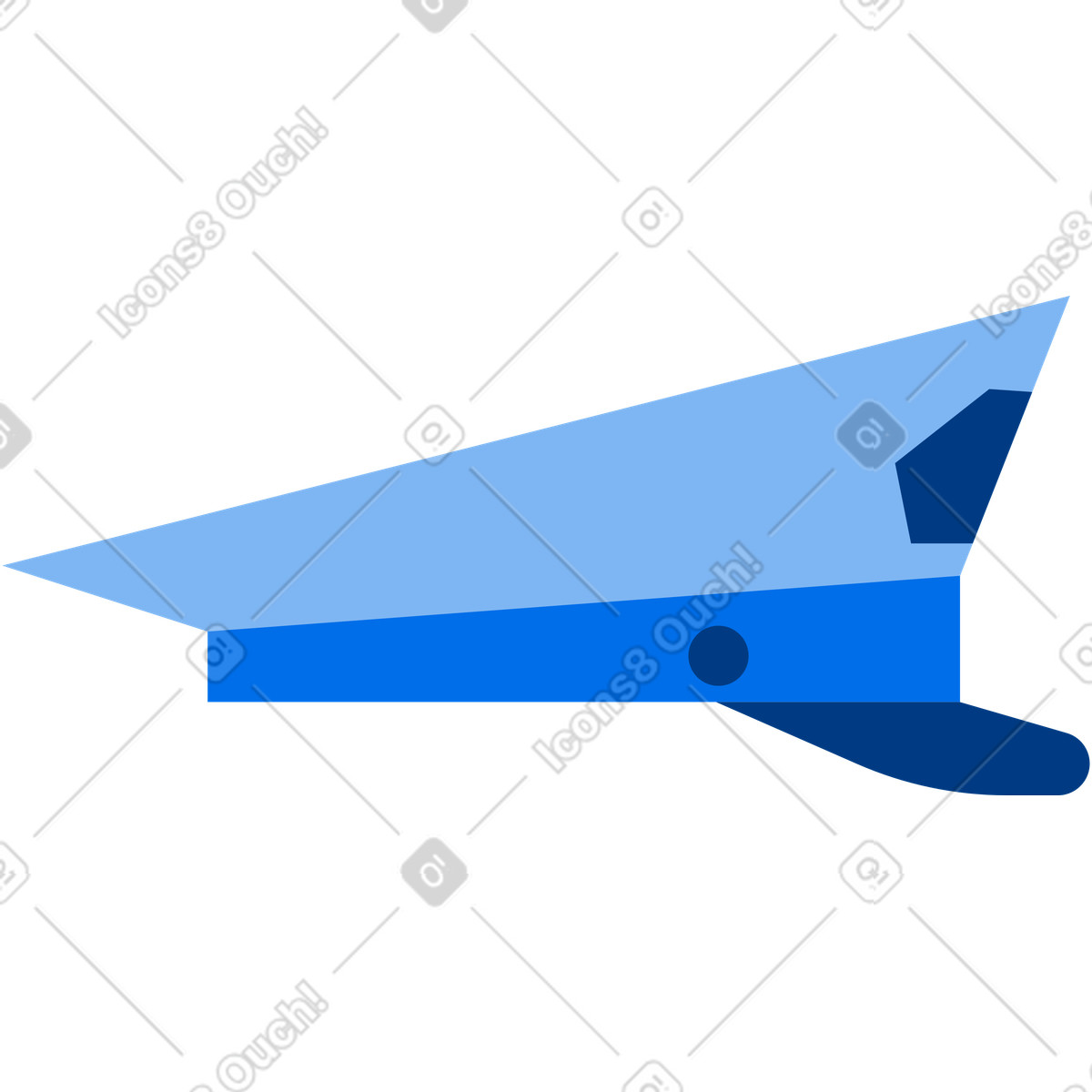 Police cap illustration in Urban style download in PNG, SVG