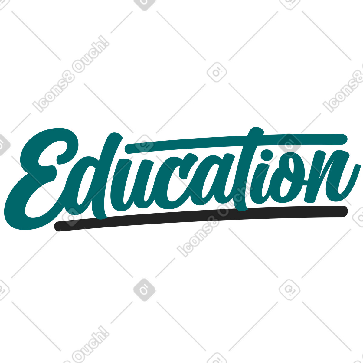 Educazione alla scrittura illustrazione in stile Sammy Line scarica in PNG, SVG