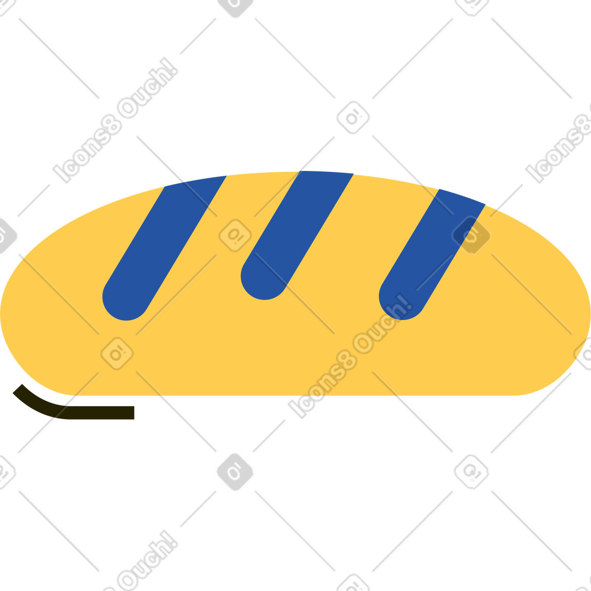 Pane illustrazione in stile Spot scarica in PNG, SVG