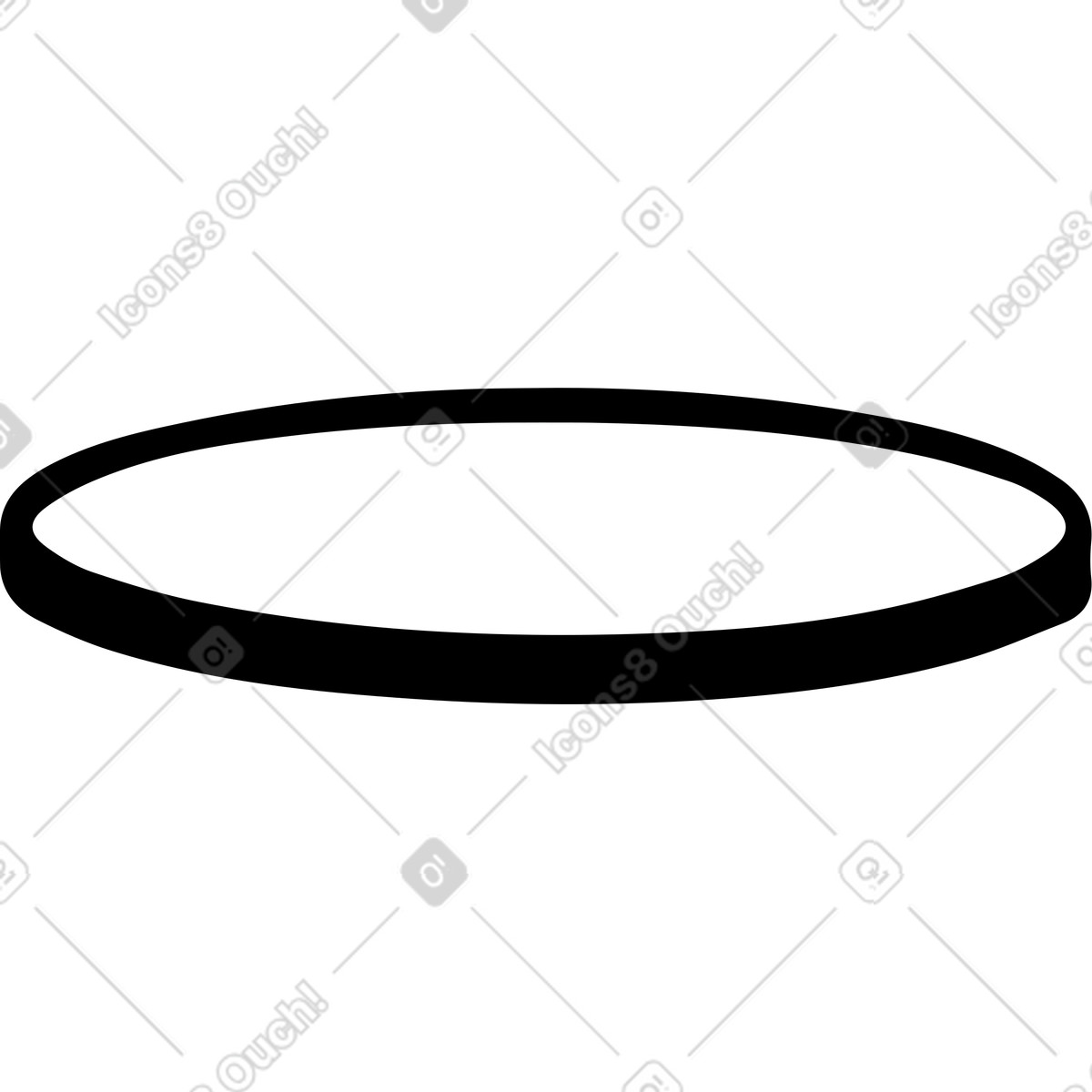 Illustration Plate-forme ronde dans le style Journal à télécharger aux formats PNG, SVG