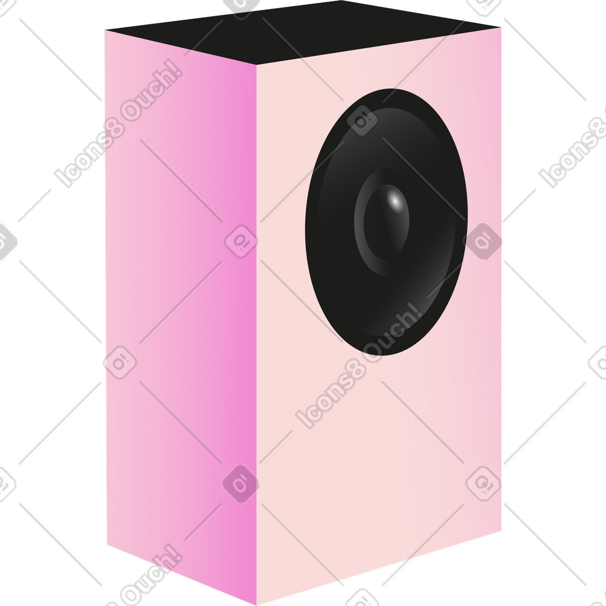 Illustration Orateur dans le style Levels à télécharger aux formats PNG, SVG