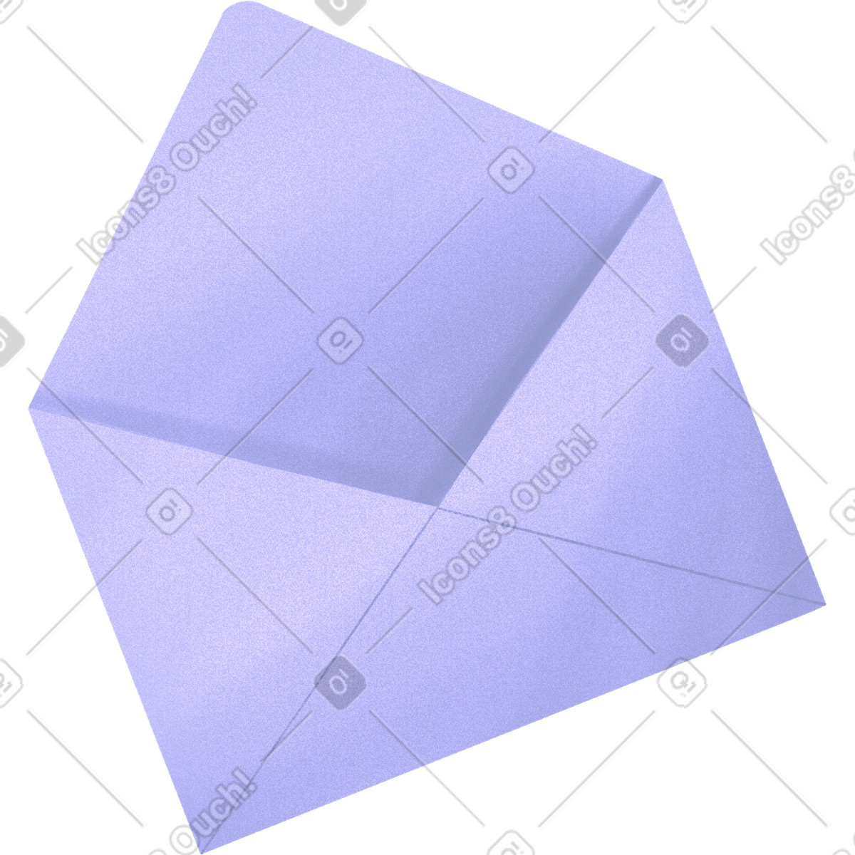 Illustration Lilac envelope dans le style Floral à télécharger aux formats PNG, SVG