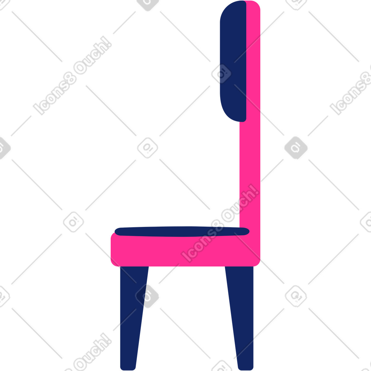 Ilustração de Cadeira em no estilo Cyborg para baixar em PNG, SVG