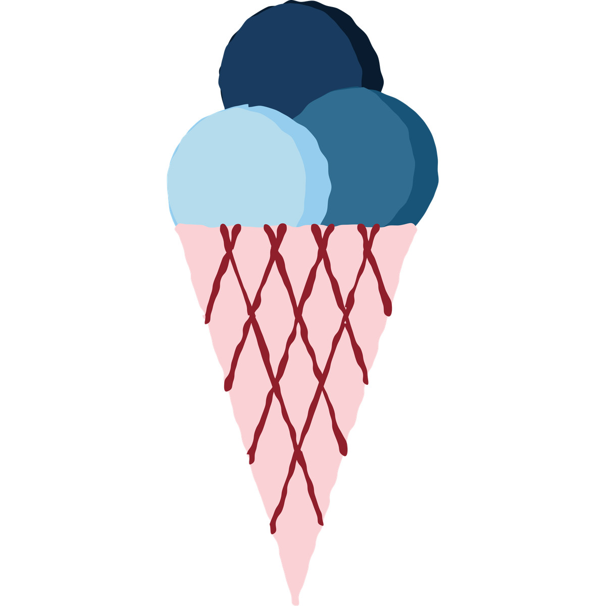 Cherry 스타일의 Ice cream 일러스트레이션 PNG, SVG 다운로드
