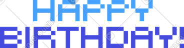 Inscription joyeux anniversaire ! texte PNG, SVG