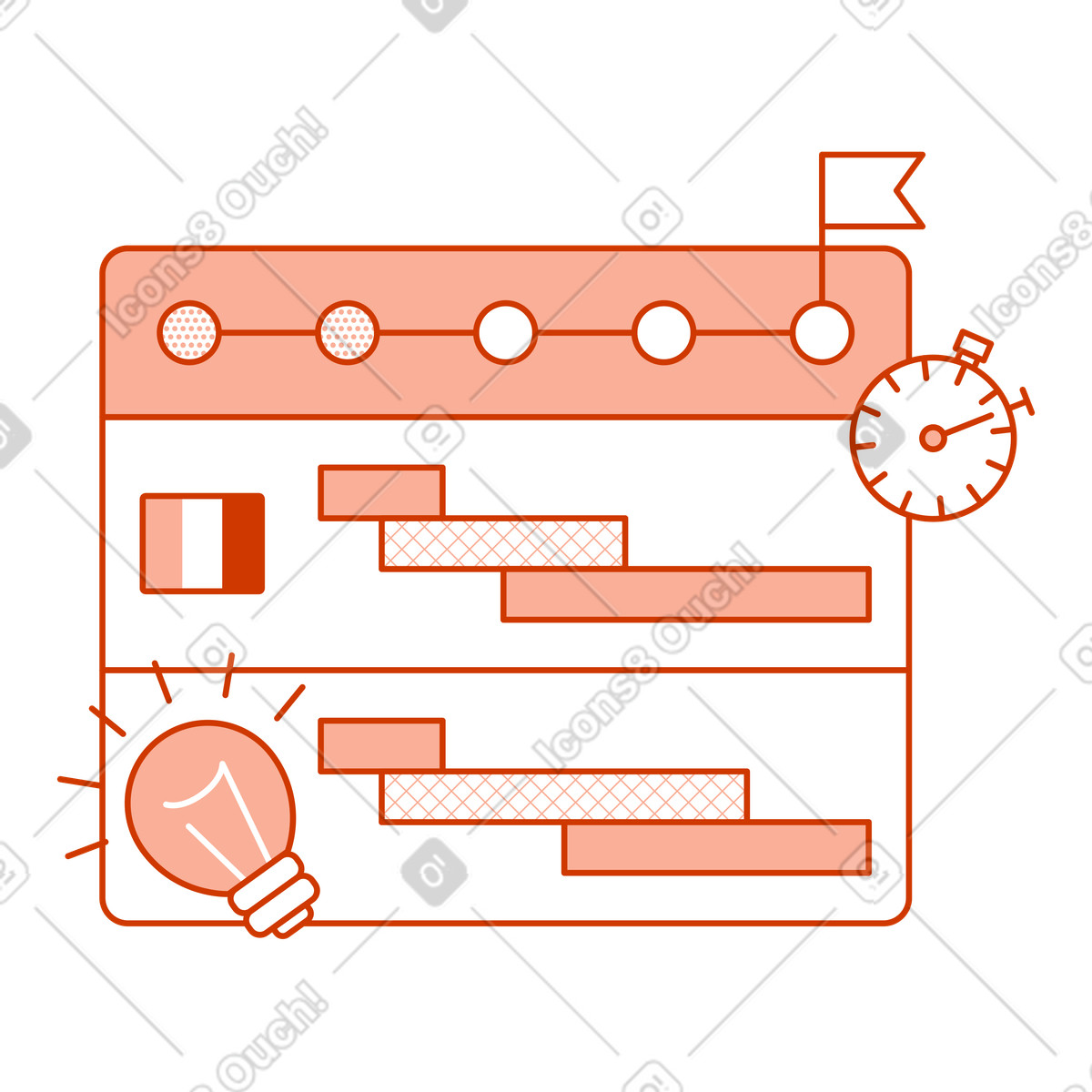 Task Scheduling and Productivity illustration in PNG, SVG