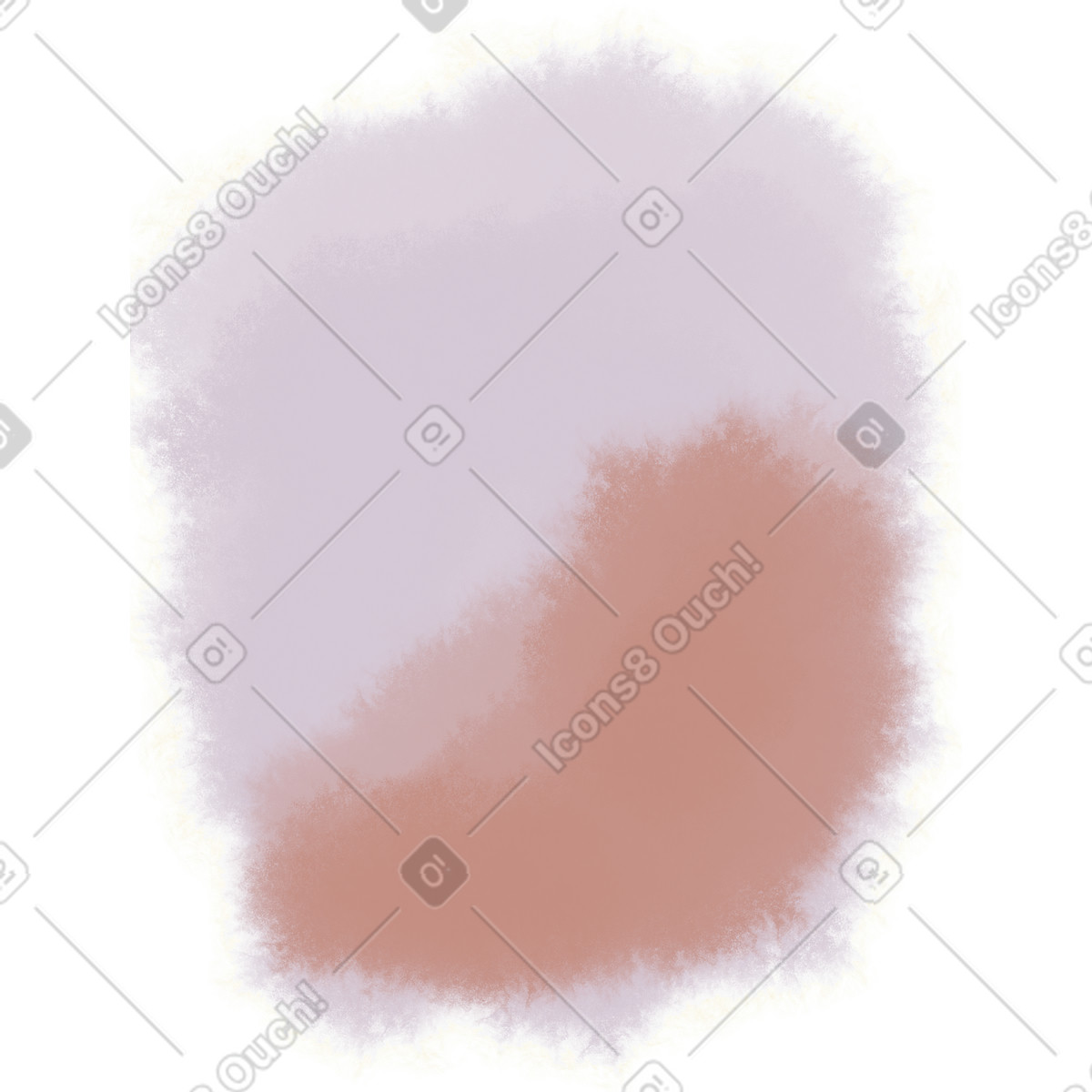Beige watercolor stain illustration in Moments style download in PNG, SVG
