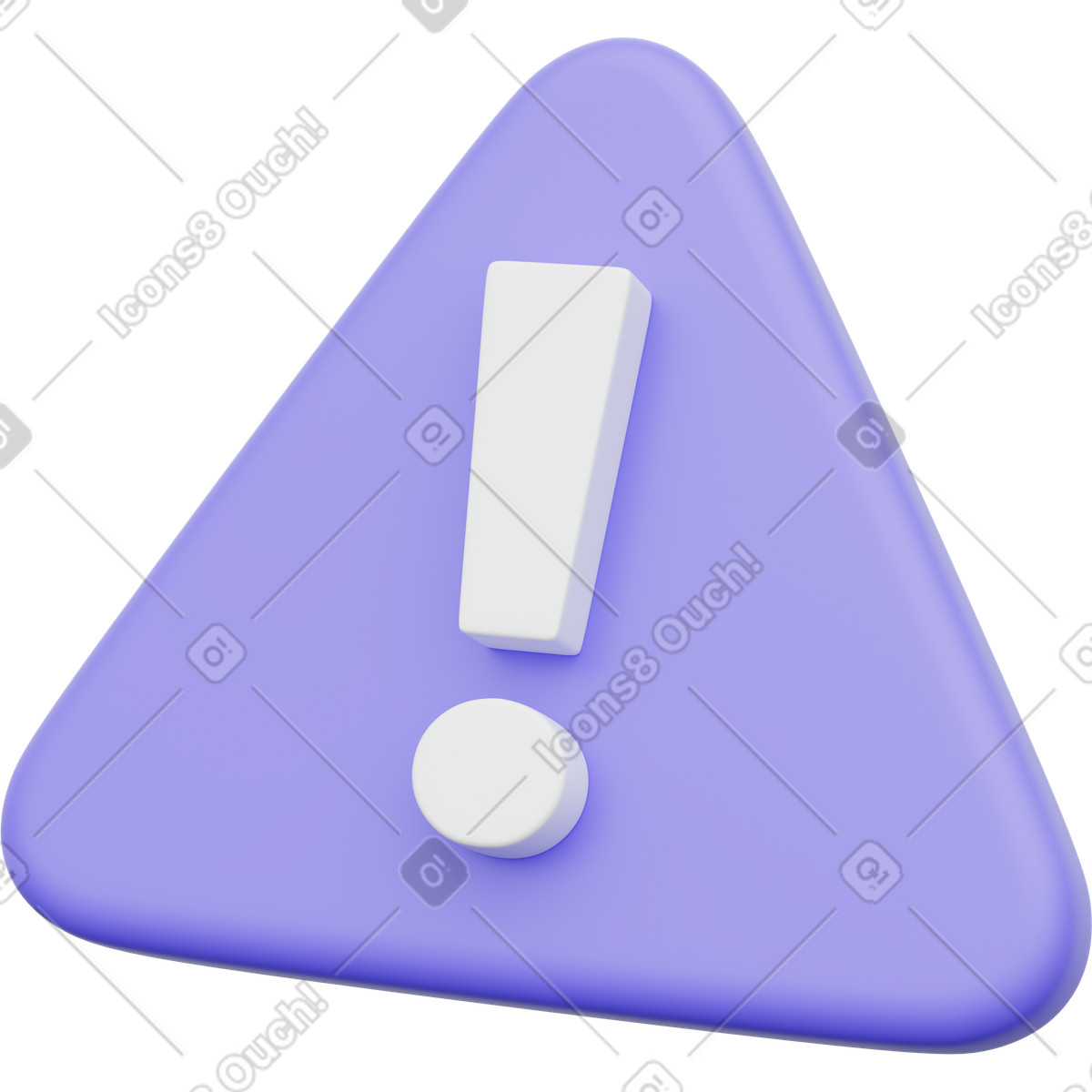 Avviso di 3d, messaggio errore, notifica sistema illustrazione in stile 3D Playful scarica in PNG, SVG
