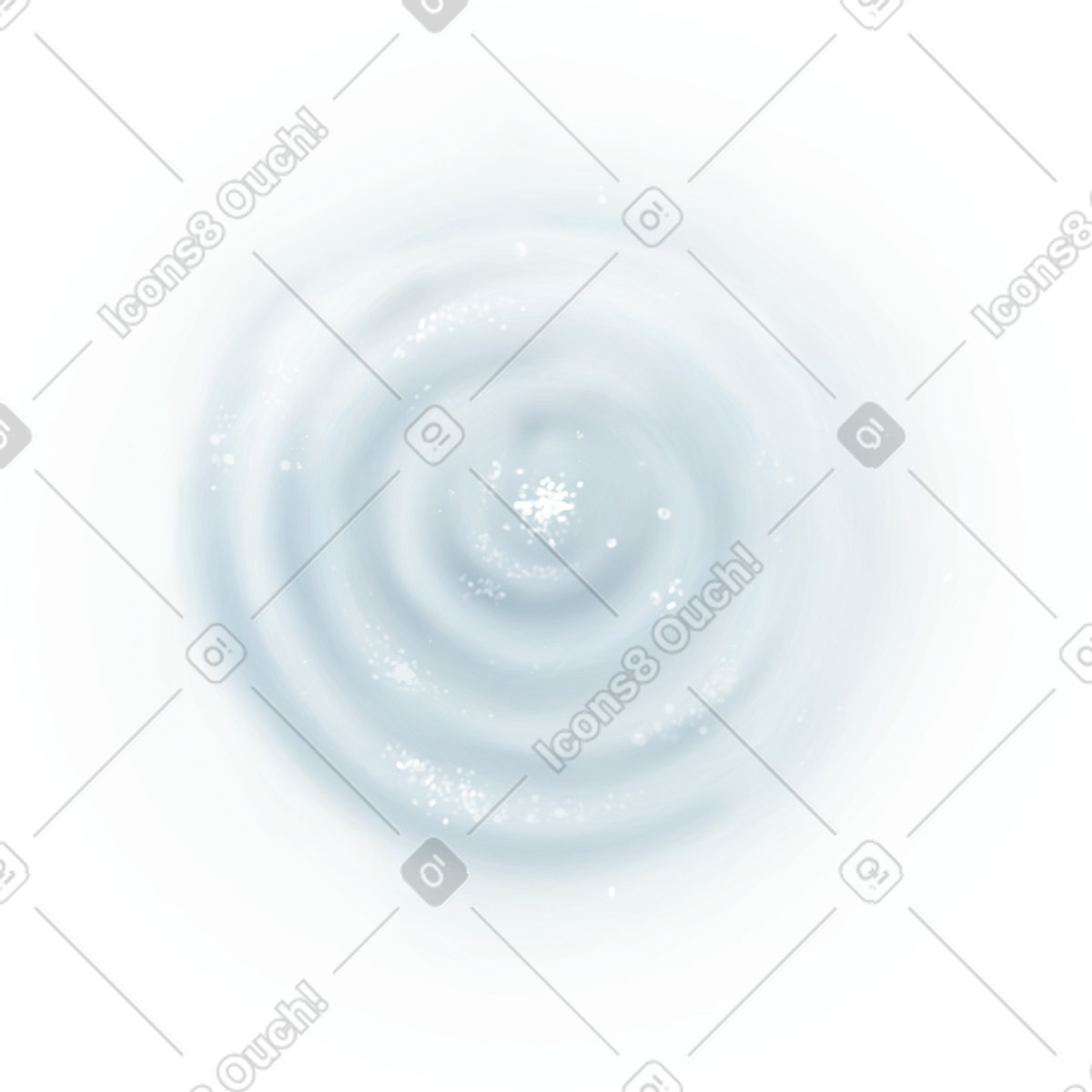 Water ripples illustration in Props style download in PNG, SVG