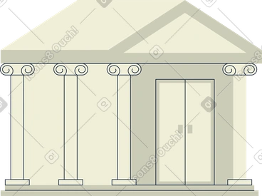 Bank building PNG, SVG