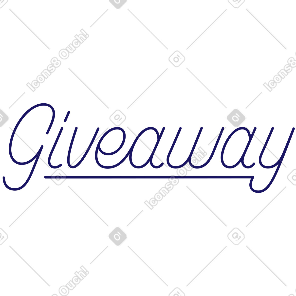 Regalo di lettere illustrazione in stile Matey scarica in PNG, SVG