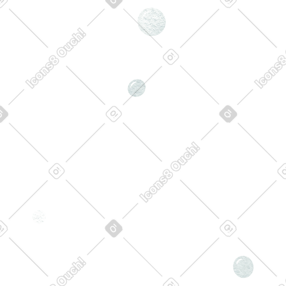 Ilustración Three bubbles en estilo Woolly a descargar en PNG y SVG