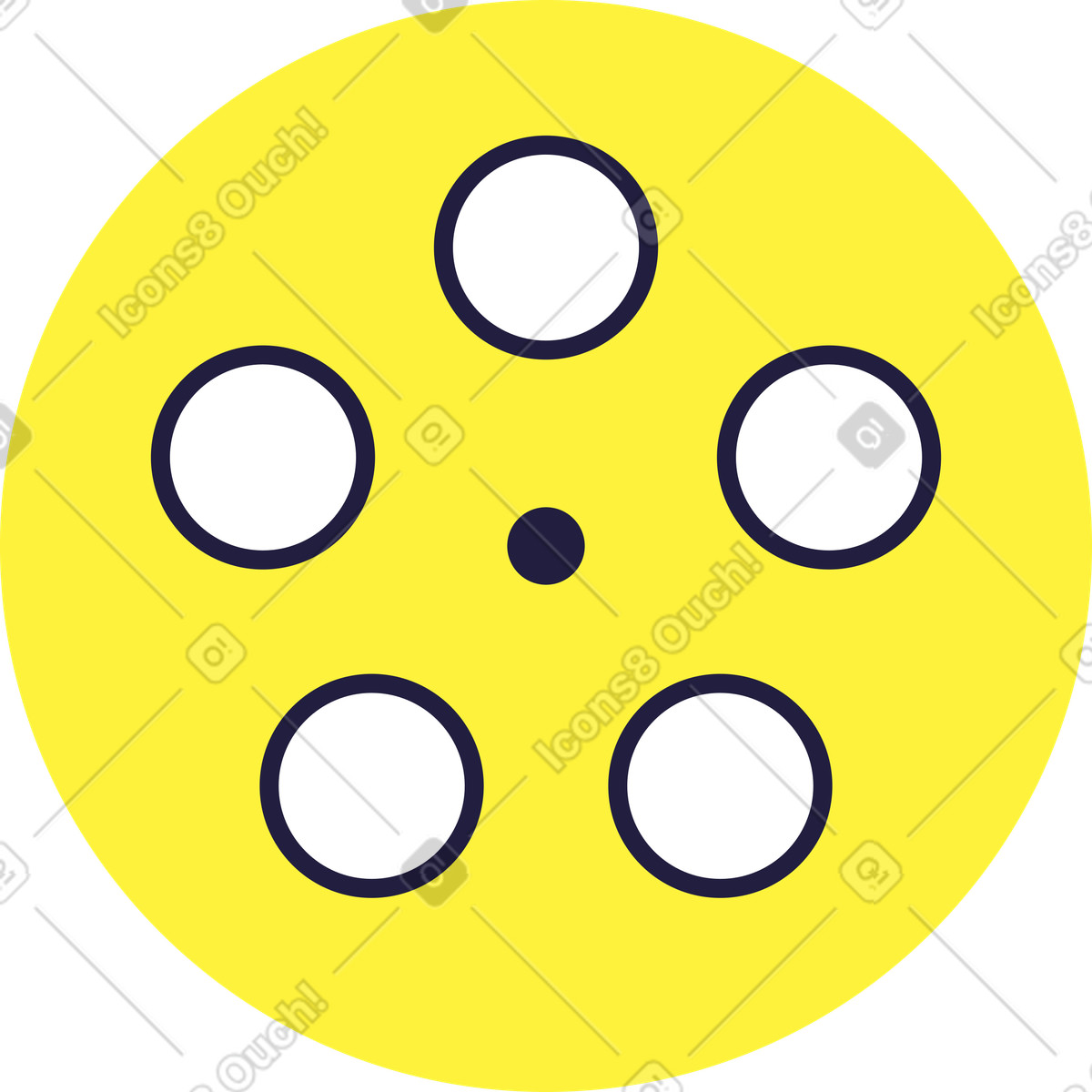 Bobina illustrazione in stile Mellow scarica in PNG, SVG