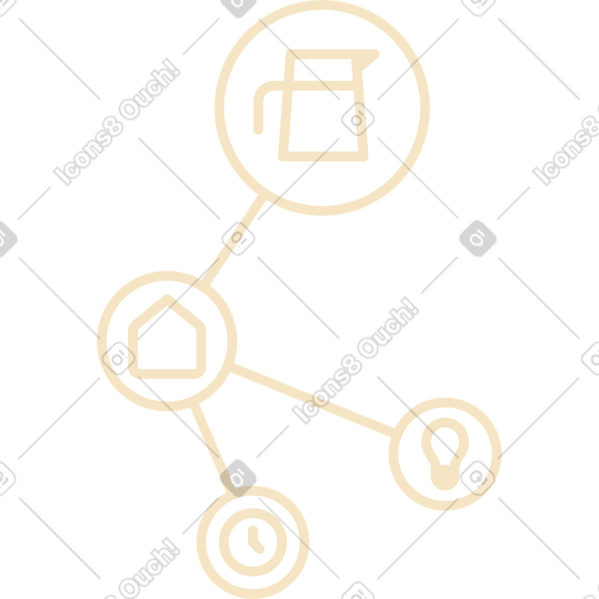 Symbol für smart-home-geräte-Illustration im Simplistic-Stil als Download in PNG, SVG