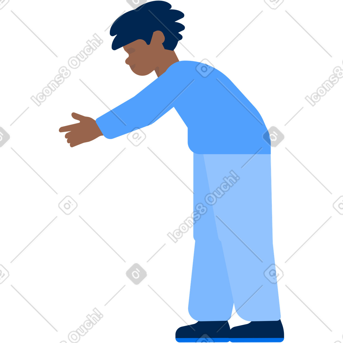 下载 Urban 风格的 男孩 插画，支持 PNG、SVG 格式