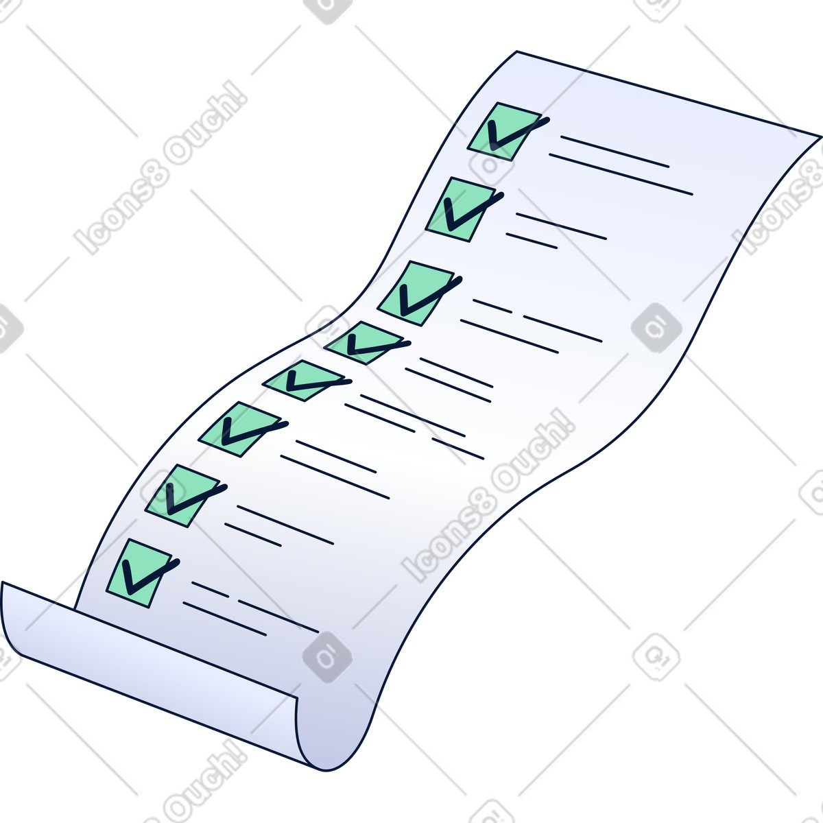 Ilustração de Lista controle em no estilo Neat para baixar em PNG, SVG