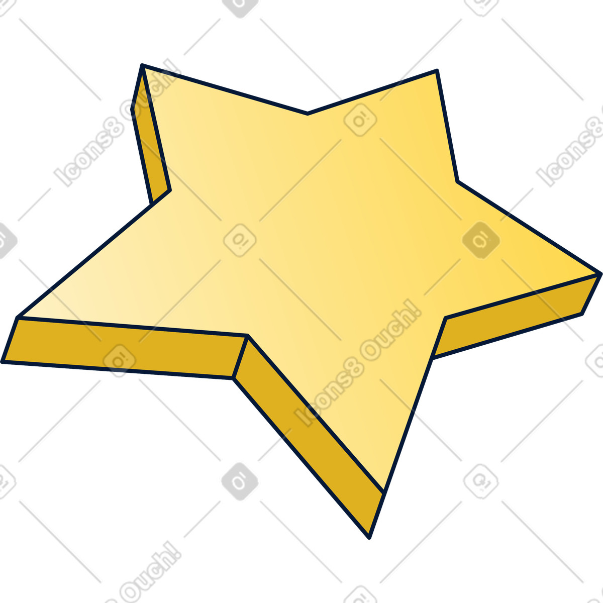 Star illustration in Neat style download in PNG, SVG